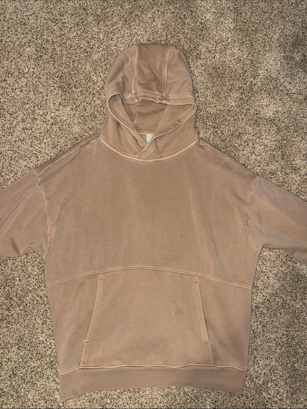 Target Women's Tan Hooded Pullover Sweatshirt